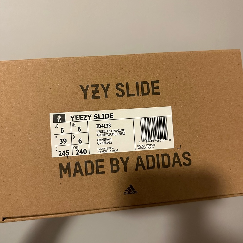 Adidas YZY Slide in Azure